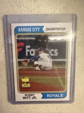 2023 Topps Heritage Bobby Witt Jr. #85 Gold Cup Kansas City Royals 