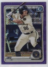 2020 Bowman Chrome Prospects Mega Box Purple Mojo Refractor Tristen Lutz zg6