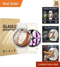 Bubble-Free Installation 4-Pack Galaxy Watch 40mm Screen Protectors - HD Clear