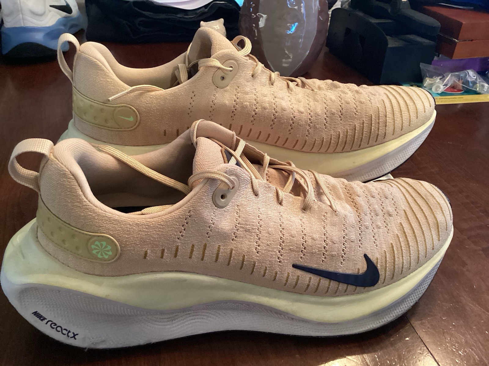 Size 14 - Nike ReactX Infinity Run 4 Sesame Purple Ink