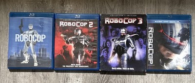 Robocop 1,2,3 Bluray Trilogy+ Robocop Remake Region (A)