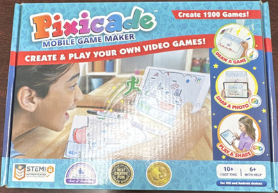 Pixicade Mobile Game Maker STEM Kit Create 1200 Games Ages 8-16 Kids
