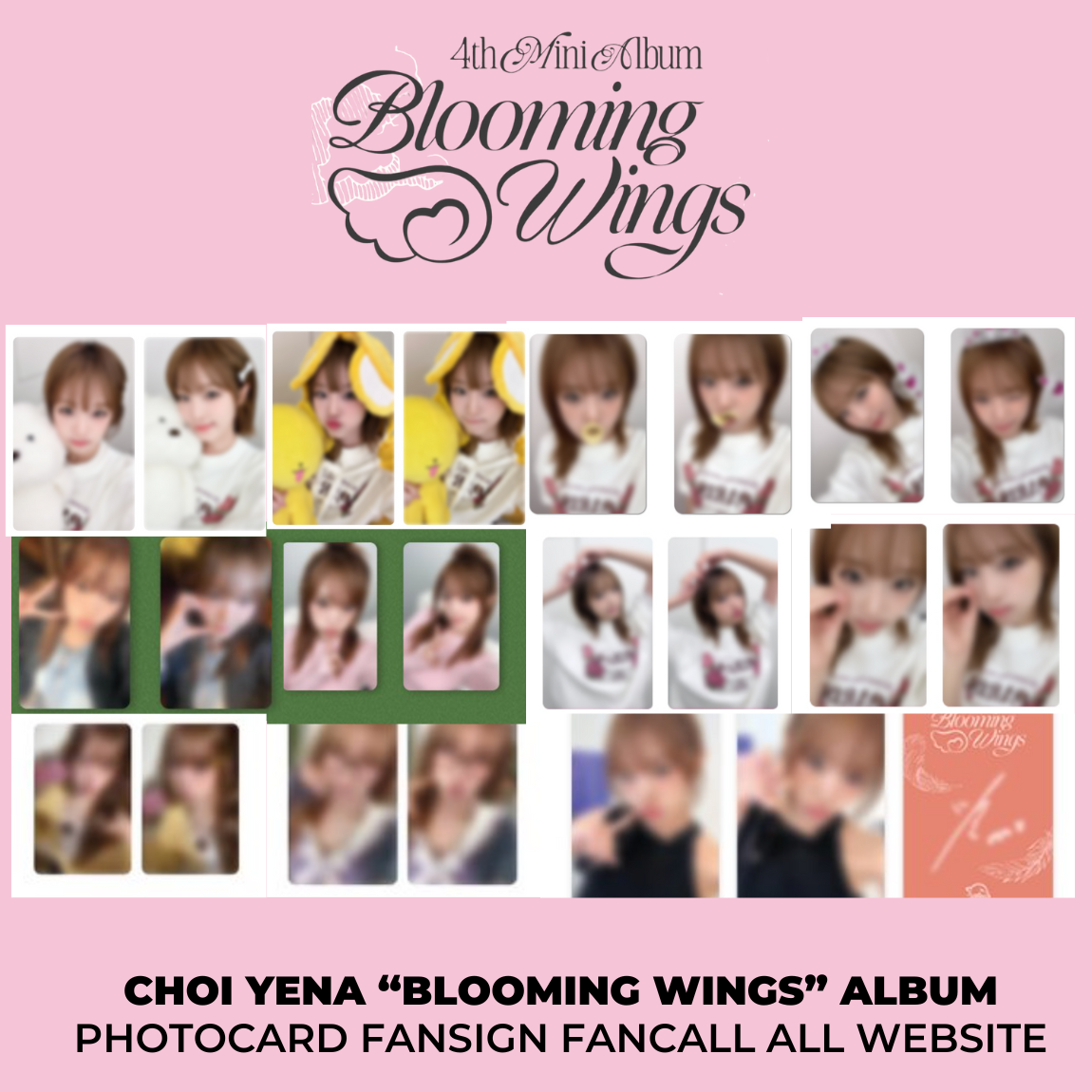 CHOI YENA 최예나 BLOOMING WINGS FANSIGN FANCALL MEET GREET