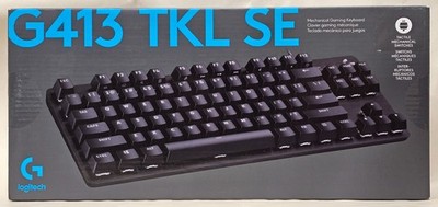 Logitech G413 TKL SE Mechanical Gaming Keyboard - Black, English