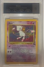 Mew Pokemon Wizards:  Black Star Promos Holo Promo 2000 English # 9 W/🌀 SWIRL  on eBay