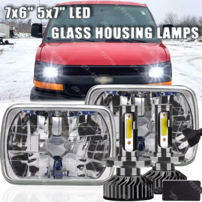 7x6'' LED Headlight Hi-Lo Sealed Beam for Chevy Express Cargo Van 1500 2500 3500
