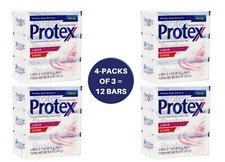 Protex Cream Cleansing Bar Soap 4-Pack of 3 Units Each 12 Bars