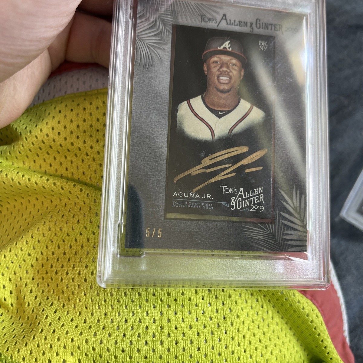 2019 Topps Allen & Ginter X Ronald Acuna Jr. Rookie Auto /5 2019 Topps Allen & Ginter X Ronald Acuna Jr. Rookie Auto /5