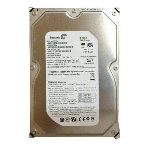 Seagate 500GB ST3500630AV 7200 RPM PATA/IDE/EIDE 3.5