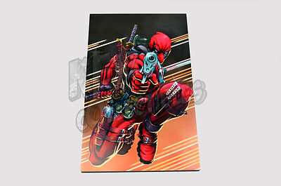 DEADPOOL Jumping 11½ x 7¼ Mounted Photo Print