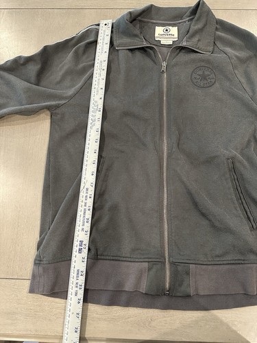Converse All Star Chuck Taylor Herren Gr. Large Trainingsjacke Grau - Bild 6 von 11