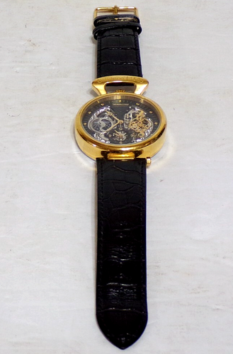 Calvaneo 1583 Compendium II Gold Automatik Uhr All Stainless Water Resist LÄUFT - Bild 2 von 9