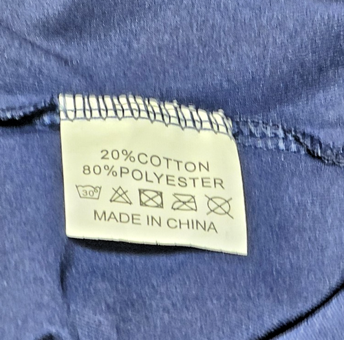 Kodaruber Blue Women's Crop T-Shirt Size M - Picture 3 of 3