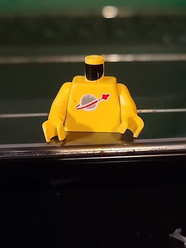 LEGO Yellow Classic Space Minifig Torso with Gold Planet