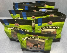 Lot of 12 x Redbarn Bully Slices Beef Hide Dog Treats 9 oz No Grain Or Gluten