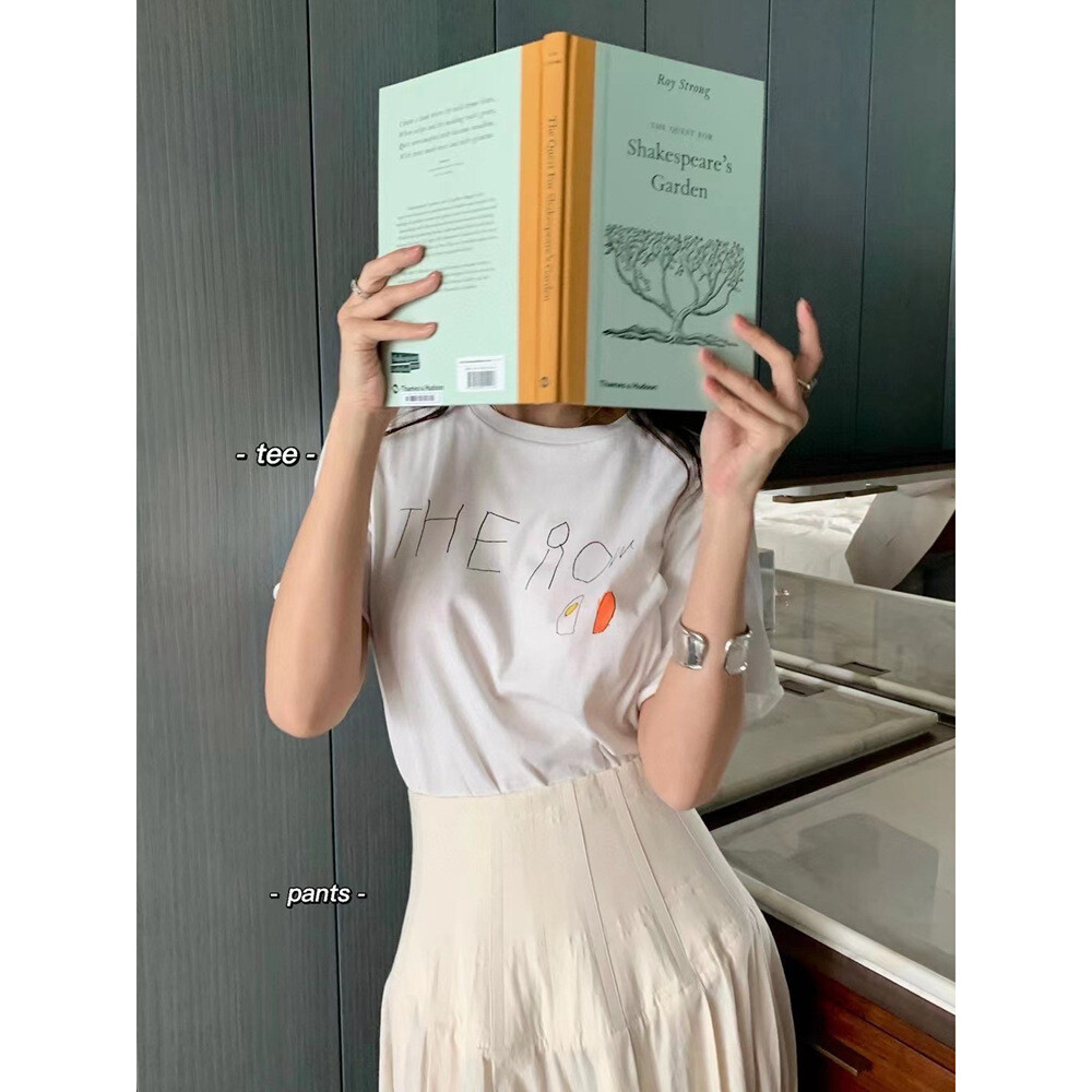 T shirt donna maniche corte primavera estate casual girocollo ampia top LA FILA