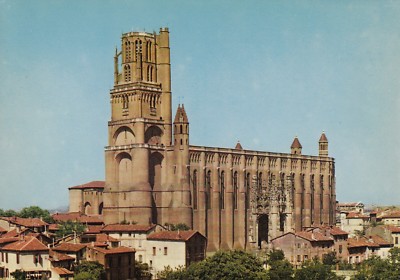 Old Postcard - Albi - La Basilique Ste-Cécile