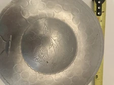 hammered aluminum silent butler