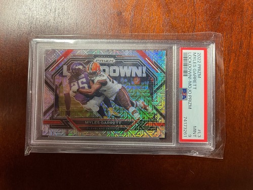 RARE 2023 PANINI PRIZM LOCKDOWN! MOJO MYLES GARRETT #06/25 PSA 9 POP 5 - Picture 3 of 4