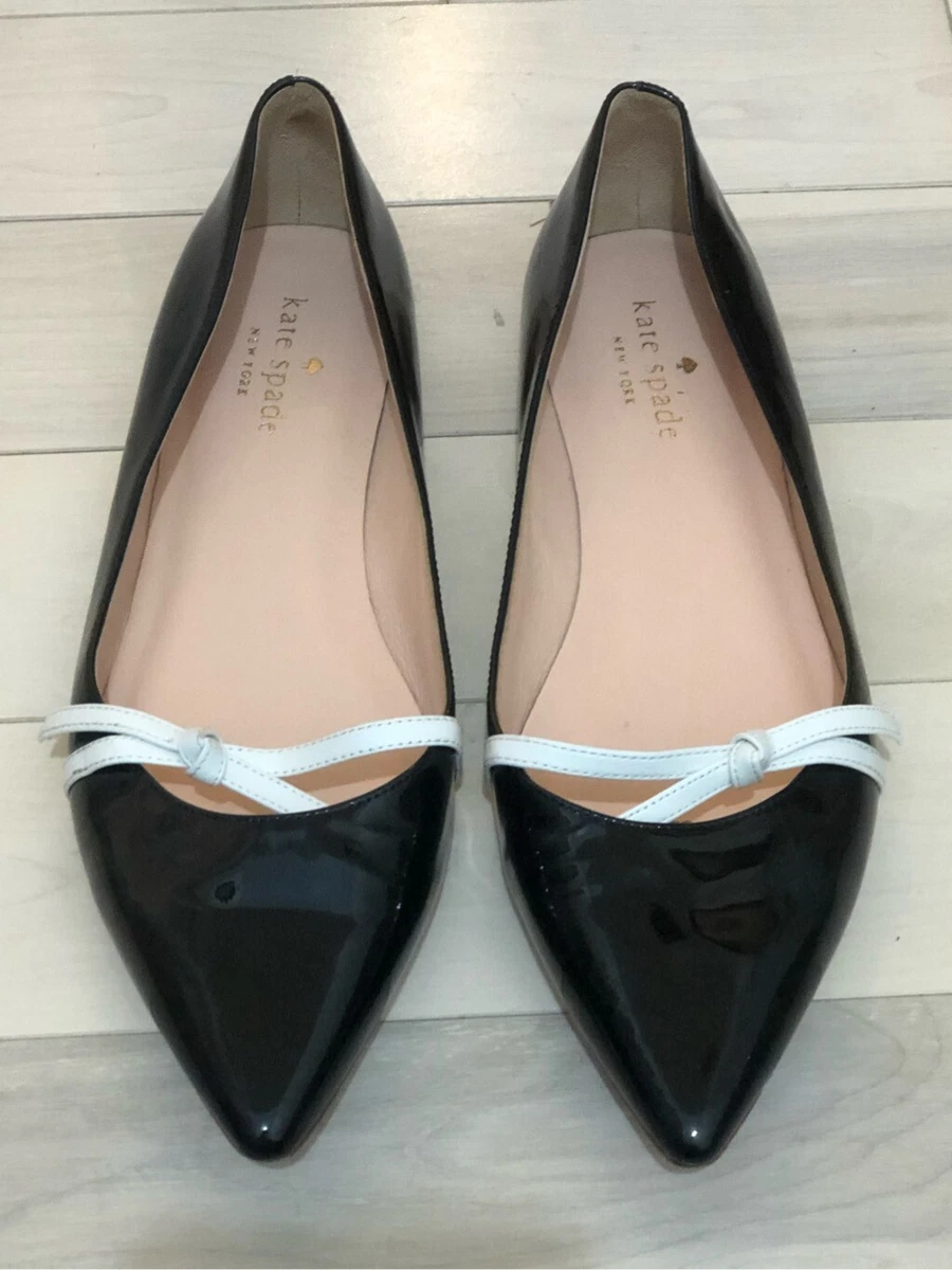 Kate spade patent leather flats sale