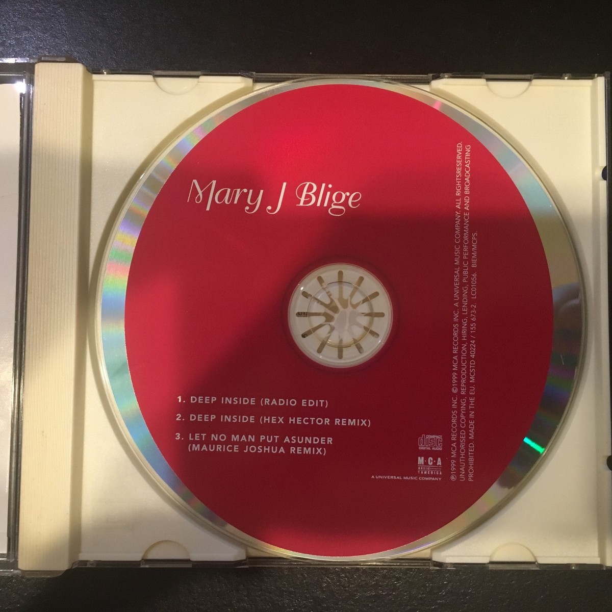 RARE REMIX MARY J BLIGE Deep Inside REMIXES CD Single Hex Hector