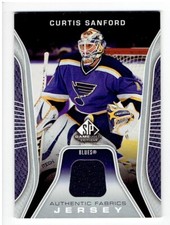 Curtis Sanford 2006-07 SP Game Used Authentic Fabrics #AFCS 