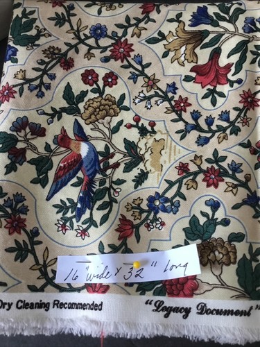 Fabric By The Yard, Waverly Liberty Legacy, New, 2 Pieces, 16" x 31" & 16 x 32" - Picture 3 of 3