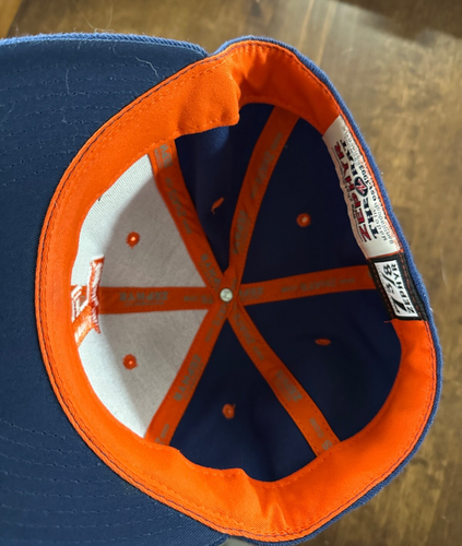 University of Florida Gators "F"-Logo-Zephyr-Blue/Orange Fitted Sz 7 3/8 Hat/Cap - Picture 3 of 4