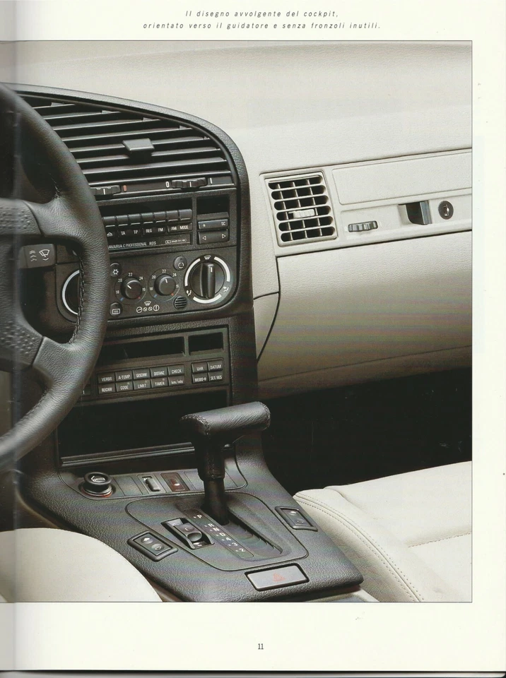 BROCHURE BMW Serie 3 - Le BMW "3" Berline - 02/1992 - Italian - Immagine 3 di 4