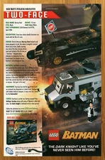 2006 LEGO Batman Batmobile Print Ad/Poster Two-Face Toy Figure Set Promo Art 00s