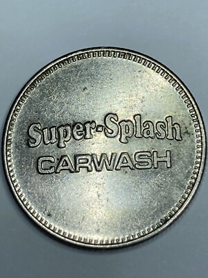 #ad #ad SUPER SPLASH CAR WASH TOKEN PROSPER TEXAS OBSOLETE #qg1 $5.69