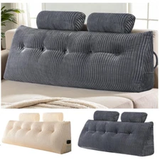 Bed Wedge Pillow Headboard Reading Pillow Back Support Cushion