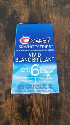 20 bandes blanchissantes Crest 3D white (10 pour le haut et 10 pour le bas) - Photo 1/4