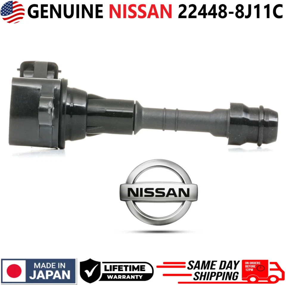Bobinas de encendido originales Nissan x6 para Nissan e Infiniti 2001-2019, 22448-8J11C Foto 2 de 4
