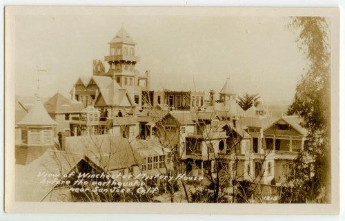 San Jose California Winchester Mystery House vor 1906 Erdbeben Echtfoto