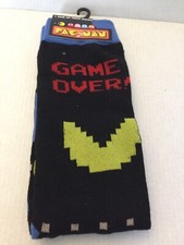 NEW Pac-Man Game Over Unisex Crew Socks Size 6-12