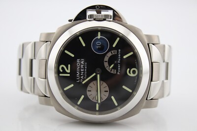 Panerai Luminor Power Reserve Titanium & Steel 44mm Watch Pam 171