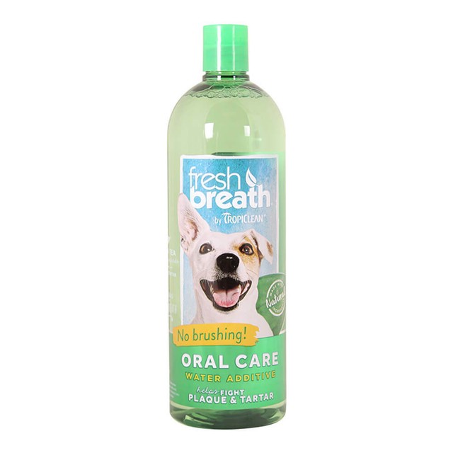 tropiclean fresh breath water additive 33.8 ounce