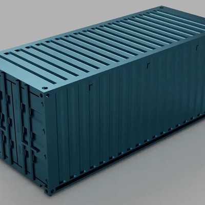HO Scale Container 20ft (piko-kompatibel) 3d Modell