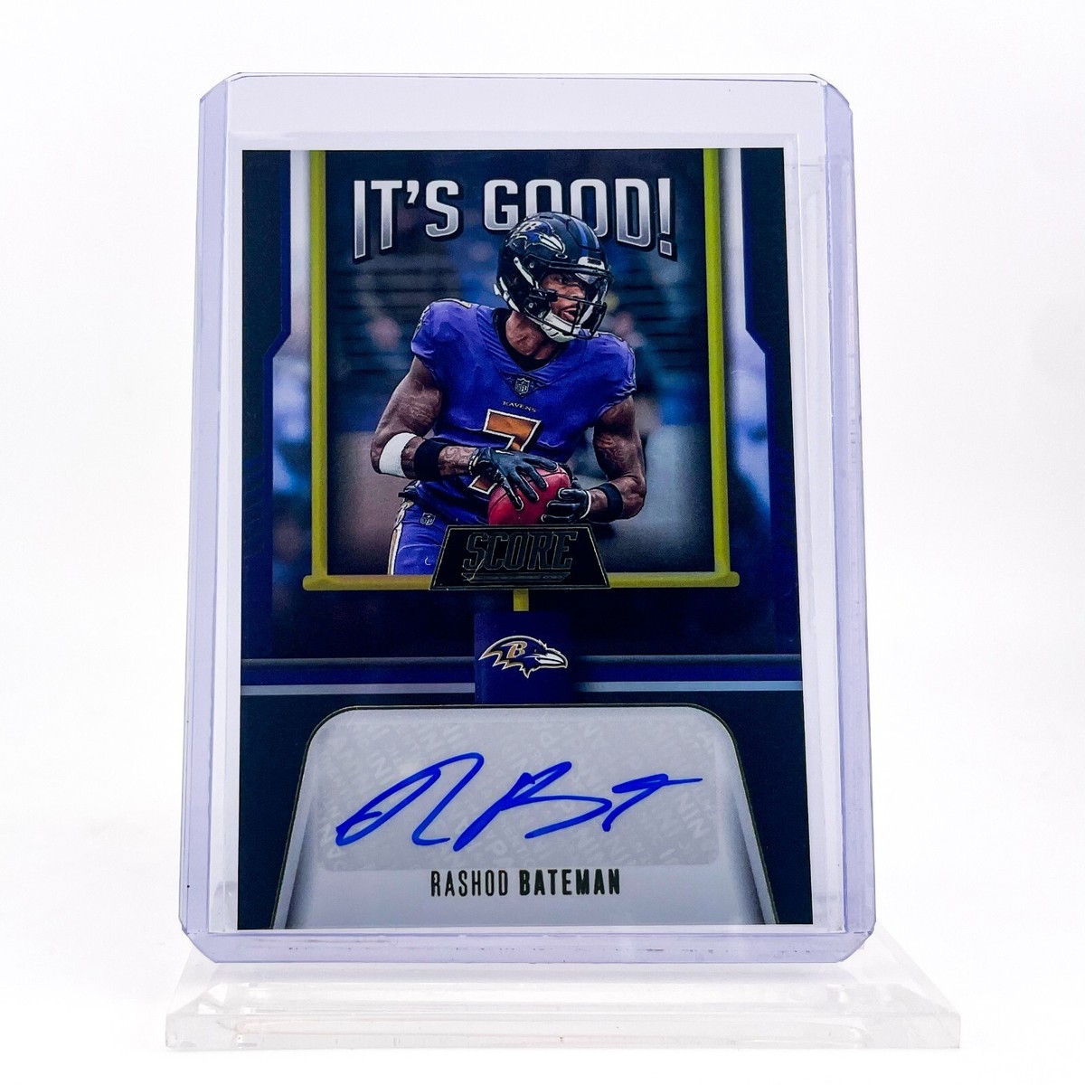 Rashod Bateman Autograph - 2023 Panini Score - It's Good