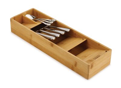 Joseph Joseph 301602 Drawer Store Bamboo Cutlery Organizer