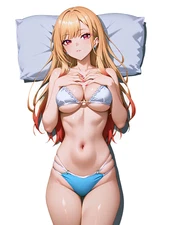 Kitagawa Marin Dress Up Darling Waifu Sticker 6" Anime Car Decal Weatherproof