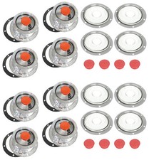 343-4009 3434009 Trailer Hub Caps With Window Kit Rubber Plug Hub Oil Options