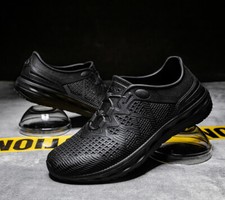 Men's Chef Shoes Kitchen Cook Oil Resistant Non Slip Safety Work Clogs Shoes