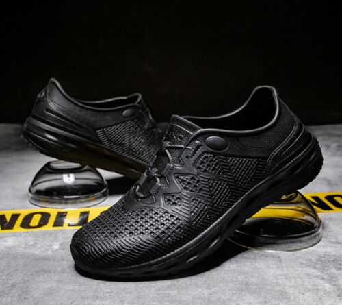 Men's Chef Shoes Kitchen Cook Oil Resistant Non Slip Safety Work Clogs Shoes