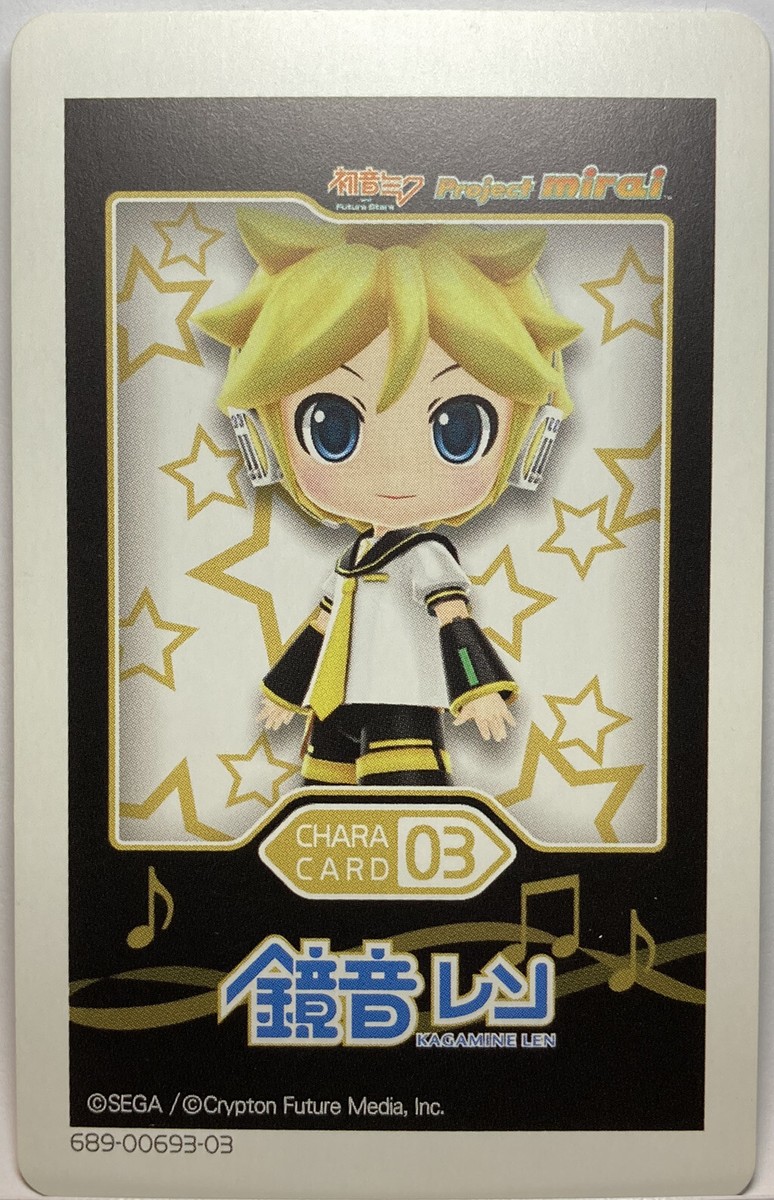 AR Cards Hatsune Miku Project Mirai Character Card 03 Kagamine Len