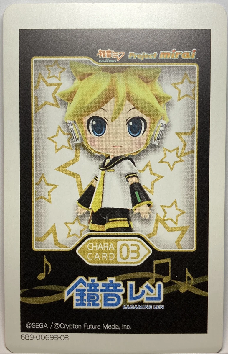 AR Cards Hatsune Miku Project Mirai Character Card 03 Kagamine Len 3DS