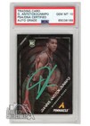 Giannis Antetokounmpo 2013-14 Pinnacle Museum Coll Auto RC #5 PSA/DNA 10 (Green)