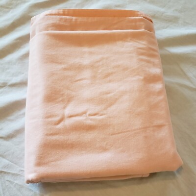 VTG Linens Bedding Full Flat Sheet Pink Softly Comfy Sweet Dreams
