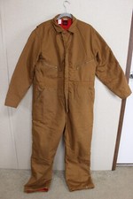 Vintage Big Ben USA mens size Large brown quilt lined canvas coveralls